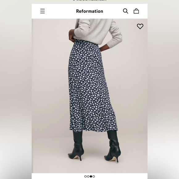 Reformation Bea Skirt in Rico Print Size 6 - Picture 2 of 3